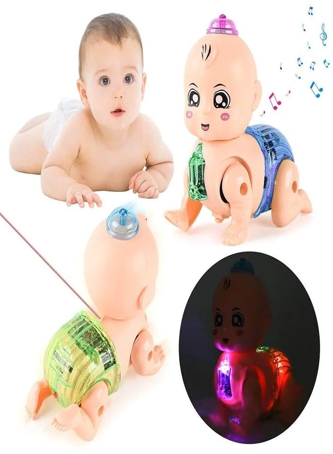 SQUIDSY Crawling Baby Toys 6 to 12 Months - Toys for 1 Year Old Infant Girl, Baby Toys 12-18 Months with Music Sounds & Lights, Diwali, Birthday Gift Toddler (Multicolor) - Image 5